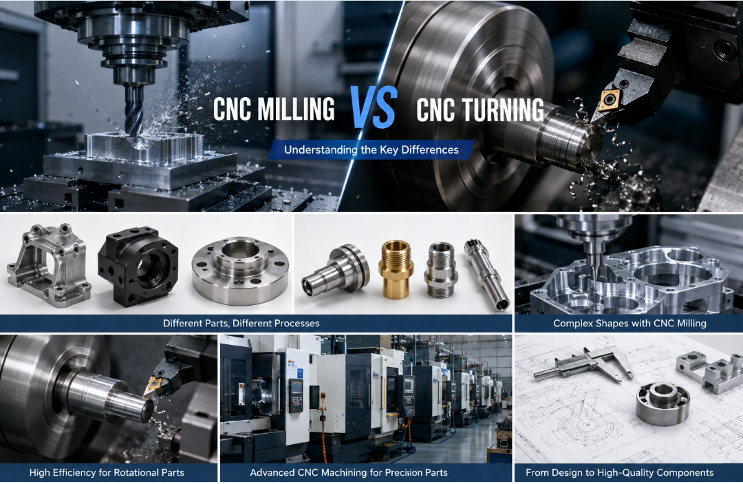 Ποιες είναι οι διαφορές μεταξύ CNC φρέζας και CNC Turning;